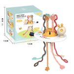 Jucarii, Copii si Bebe - Jucarii si jocuri - Jucarii bebelusi - Jucarii interactive bebelusi - Jucarie educationala invatare timpurie pentru bebelusi, dezvoltare senzoriala, dentitie fara BPA, caprioara, Edujucarii - Infinity.ro