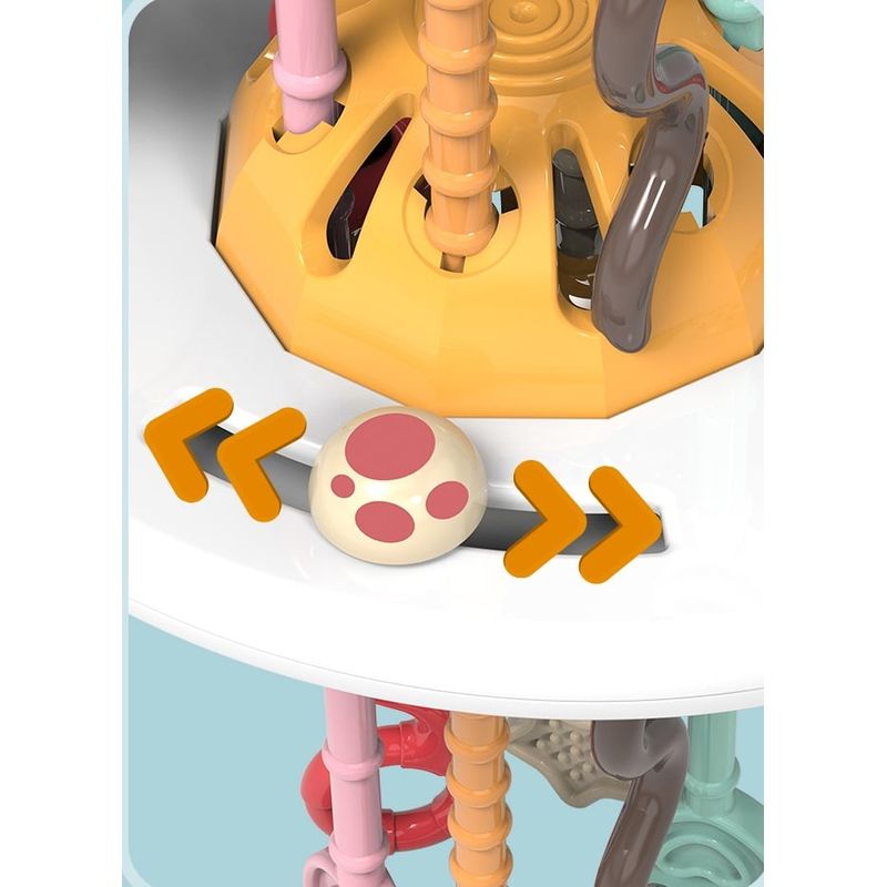 Jucarii, Copii si Bebe - Jucarii si jocuri - Jucarii bebelusi - Jucarii interactive bebelusi - Jucarie educationala invatare timpurie pentru bebelusi, dezvoltare senzoriala, dentitie fara BPA, caprioara, Edujucarii - Infinity.ro