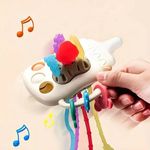 Jucarii, Copii si Bebe - Jucarii si jocuri - Jucarii bebelusi - Jucarii interactive bebelusi - Jucarie educationala invatare timpurie  bebelusi, dezvoltare senzoriala, dentitie fara BPA, biberon, alb, Edujucarii - Infinity.ro