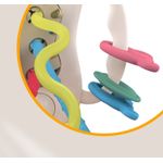 Jucarii, Copii si Bebe - Jucarii si jocuri - Jucarii bebelusi - Jucarii interactive bebelusi - Jucarie educationala invatare timpurie  bebelusi, dezvoltare senzoriala, dentitie fara BPA, biberon, alb, Edujucarii - Infinity.ro