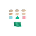 Jucarii, Copii si Bebe - Jucarii si jocuri - Seturi de constructie si cuburi - Seturi de constructie - Cub de activitati Montessori cu forme geometrice, 12 luni + - Infinity.ro