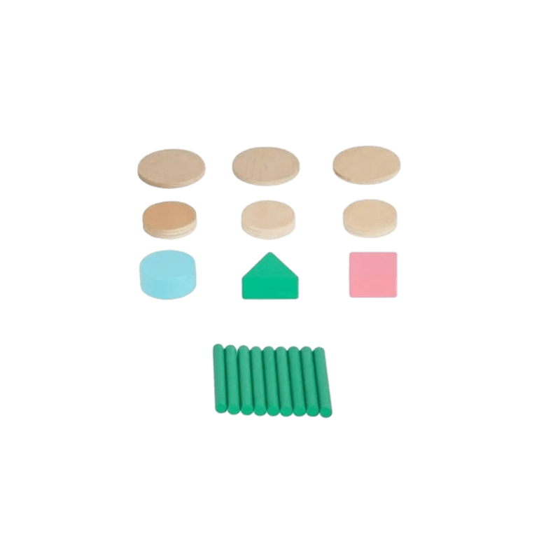 Jucarii, Copii si Bebe - Jucarii si jocuri - Seturi de constructie si cuburi - Seturi de constructie - Cub de activitati Montessori cu forme geometrice, 12 luni + - Infinity.ro