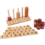Jucarii, Copii si Bebe - Jucarii si jocuri - Jucarii & jocuri educative - Jocuri si jucarii educative - Joc educativ, lemn, Numaratoare, Calcule, operatii matematice, Montessori, Abac lemn, Digital Pillar, 2 ani+, EduJucarii - Infinity.ro