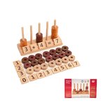 Jucarii, Copii si Bebe - Jucarii si jocuri - Jucarii & jocuri educative - Jocuri si jucarii educative - Joc educativ, lemn, Numaratoare, Calcule, operatii matematice, Montessori, Abac lemn, Digital Pillar, 2 ani+, EduJucarii - Infinity.ro