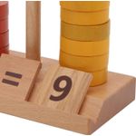 Jucarii, Copii si Bebe - Jucarii si jocuri - Jucarii & jocuri educative - Jocuri si jucarii educative - Joc educativ, lemn, Numaratoare, Calcule, operatii matematice, Montessori, Abac lemn, Digital Pillar, 2 ani+, EduJucarii - Infinity.ro