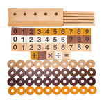 Jucarii, Copii si Bebe - Jucarii si jocuri - Jucarii & jocuri educative - Jocuri si jucarii educative - Joc educativ, lemn, Numaratoare, Calcule, operatii matematice, Montessori, Abac lemn, Digital Pillar, 2 ani+, EduJucarii - Infinity.ro