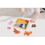 Jucarii, Copii si Bebe - Jucarii si jocuri - Jucarii & jocuri educative - Jocuri si jucarii educative - Joc educativ, Tetris animale, 10 figurine de lemn pentru stivuire, asamblare, Animal Creative JigSaw, 3 ani, EduJucarii - Infinity.ro