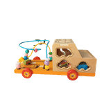 Jucarii, Copii si Bebe - Jucarii si jocuri - Jucarii & jocuri educative - Jucarii interactive - Centru de activitati 5 in 1, Camion din lemn, Montessori, 3 ani, multicolor, 3 ani+, Edujucarii - Infinity.ro