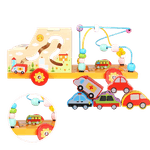 Jucarii, Copii si Bebe - Jucarii si jocuri - Jucarii & jocuri educative - Jucarii interactive - Centru de activitati 5 in 1, Camion din lemn, Montessori, 3 ani, multicolor, 3 ani+, Edujucarii - Infinity.ro