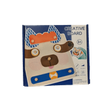 Jucarii, Copii si Bebe - Jucarii si jocuri - Jucarii & jocuri educative - Jucarii interactive - Joc de Asamblat din Lemn cu Fete de Animale pentru Copii Creativi, Creative Board, 3 ani+, EduJucarii - Infinity.ro
