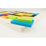 Jucarii, Copii si Bebe - Jucarii si jocuri - Jucarii & jocuri educative - Jucarii interactive - Joc educativ de inteligenta Tetris, puzzle, lemn, multicolor, Montessori, 3 ani+ - Infinity.ro