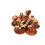 Jucarii, Copii si Bebe - Jucarii si jocuri - Figurine - Jucarie educativa Montessori pentru copii, set 14 figurine de lemn pentru stivuire, Animal Balance, 3 ani, EduJucarii - Infinity.ro