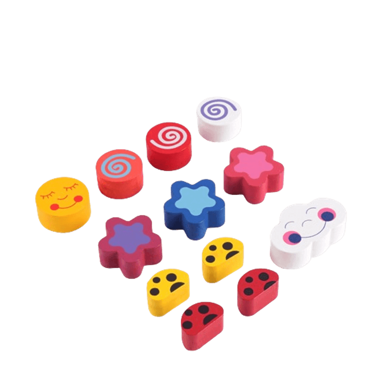 Jucarii, Copii si Bebe - Jucarii si jocuri - Jucarii & jocuri educative - Jucarii interactive - Joc educativ, Puzzle din lemn cu 18 piese inserabile, Graph Intelligence box, 3 ani+, Edujucarii - Infinity.ro