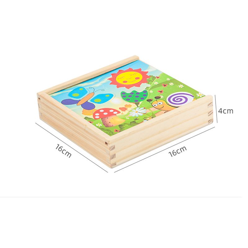 Jucarii, Copii si Bebe - Jucarii si jocuri - Jucarii & jocuri educative - Jucarii interactive - Joc educativ, Puzzle din lemn cu 18 piese inserabile, Graph Intelligence box, 3 ani+, Edujucarii - Infinity.ro