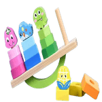 Jucarii, Copii si Bebe - Jucarii si jocuri - Jucarii & jocuri educative - Jocuri si jucarii educative - Joc de echilibru si sortare, Balanta cu Animale si Fructe, forme geometrice, 4 coloane, Montessori, + 3 ani, Edujucarii - Infinity.ro