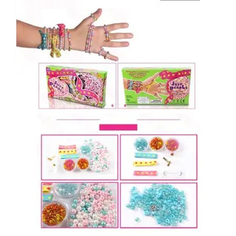 Jucarii, Copii si Bebe - Jucarii si jocuri - Jucarii & jocuri educative - Jucarii interactive - Set de creatie, margele de perle, Multicolor, 8 ani + - Infinity.ro