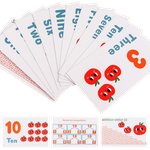 Jucarii, Copii si Bebe - Jucarii si jocuri - Jucarii & jocuri educative - Jocuri de memorie si inteligenta - Joc Montessori de Matematica si Indemanare, Pomul cu Mere, 10 mere, 10 cartonase, 3 ani+, EduJucarii - Infinity.ro