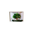 Casa si Gradina - Decoratiuni - Obiecte decorative - Accesorii decorative - Decoratiune interior, tablou licheni, educatoare/invatatoare, format A4, verde - Infinity.ro