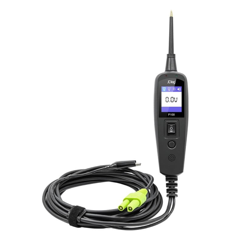 Auto si Moto - Reparatii si depanare - Scule auto - Testere si multimetre - Tester Profesional Circuite Electrice Techstar® P100, Diagnostic, 12/24V, Verificare Rezistenta, Masa, Voltaj, Servieta - Infinity.ro