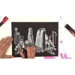 Carti si Birotica - Papetarie - Afise si stickere - Sticker autocolant pentru desenat/scris tabla 45cm x 2m - Infinity.ro