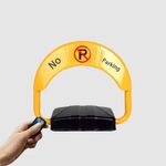 Casa si Gradina - Constructii - Scule de mana si unelte - Accesorii scule de mana - Blocator de parcare cu telecomanda, acumulator si cablu USB, maxim 2000kg, 3.8kg, 40 x 45 x 12.5 x 7.5 cm, galben-negru - Infinity.ro