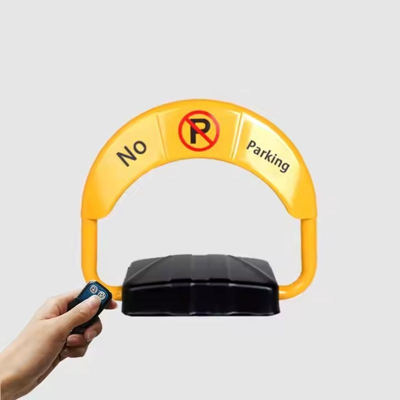 Casa si Gradina - Constructii - Scule de mana si unelte - Accesorii scule de mana - Blocator de parcare cu telecomanda, acumulator si cablu USB, maxim 2000kg, 3.8kg, 40 x 45 x 12.5 x 7.5 cm, galben-negru - Infinity.ro