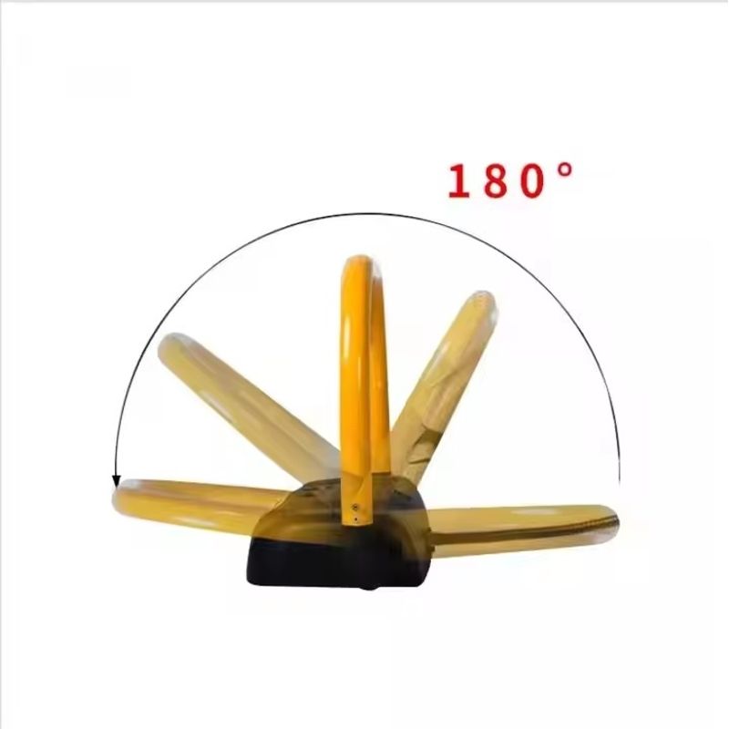 Casa si Gradina - Constructii - Scule de mana si unelte - Accesorii scule de mana - Blocator de parcare cu telecomanda, acumulator si cablu USB, maxim 2000kg, 3.8kg, 40 x 45 x 12.5 x 7.5 cm, galben-negru - Infinity.ro