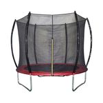 Jucarii, Copii si Bebe - Jucarii si jocuri - Jucarii de exterior - Trambuline copii - Trambulina cu Plasa, platisc PP, 100 kg, 2.44x2.45m - Infinity.ro