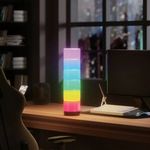 TV, Audio-Video si Foto - Audio profesionale - Echipamente de lumini - Set 6 lumini led RGB, Asezare tip coloana, Telecomanda, 39cm - Infinity.ro