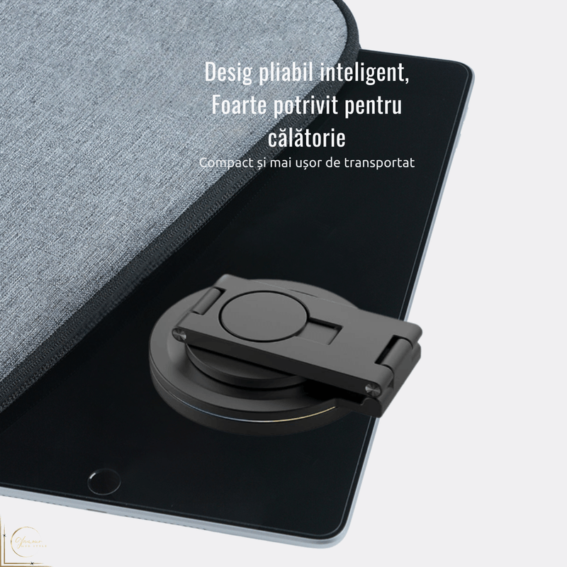 Laptop, Telefoane si Tablete - Telefoane mobile si accesorii - Accesorii Telefoane - Incarcatoare telefoane - Incarcator wireless Qi2 Fast Charge 15W, Statie de incarcare 3in1 rotativ 360°, Pliabil, Telefon-Smartwatch-Casti, Negru - Infinity.ro