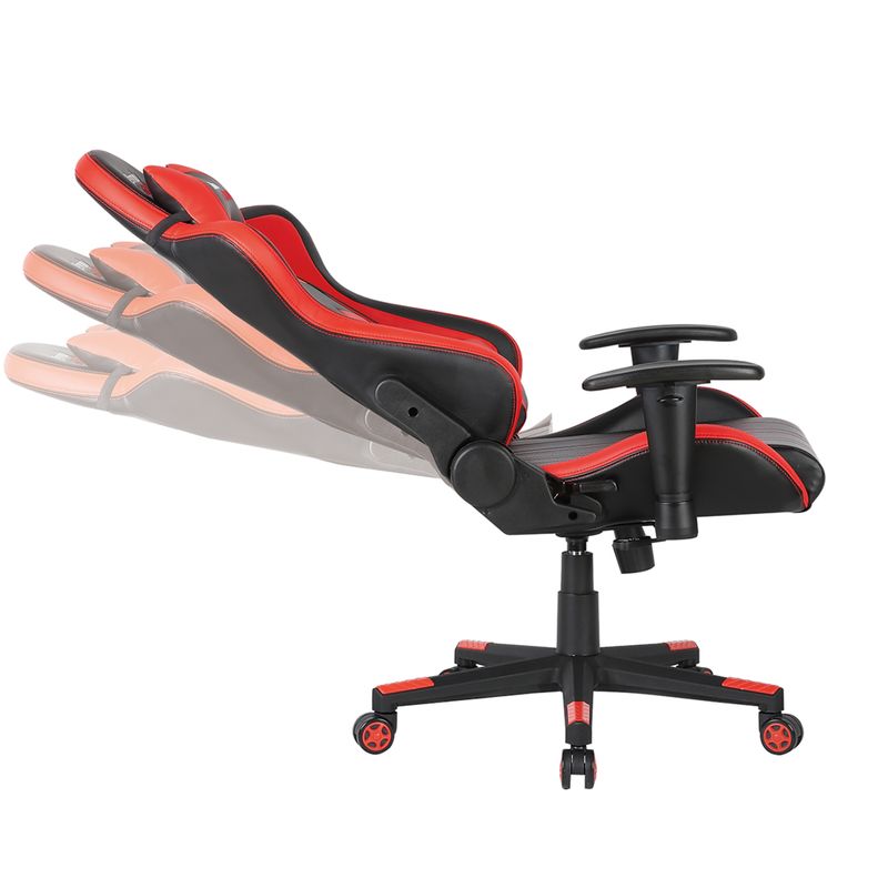 PC, gaming si accesorii - Gaming - Accesorii gaming - Scaune gaming - Scaun gaming US90 Indianapolis, negru si rosu, 69.5x64x124-133.5 cm - Infinity.ro