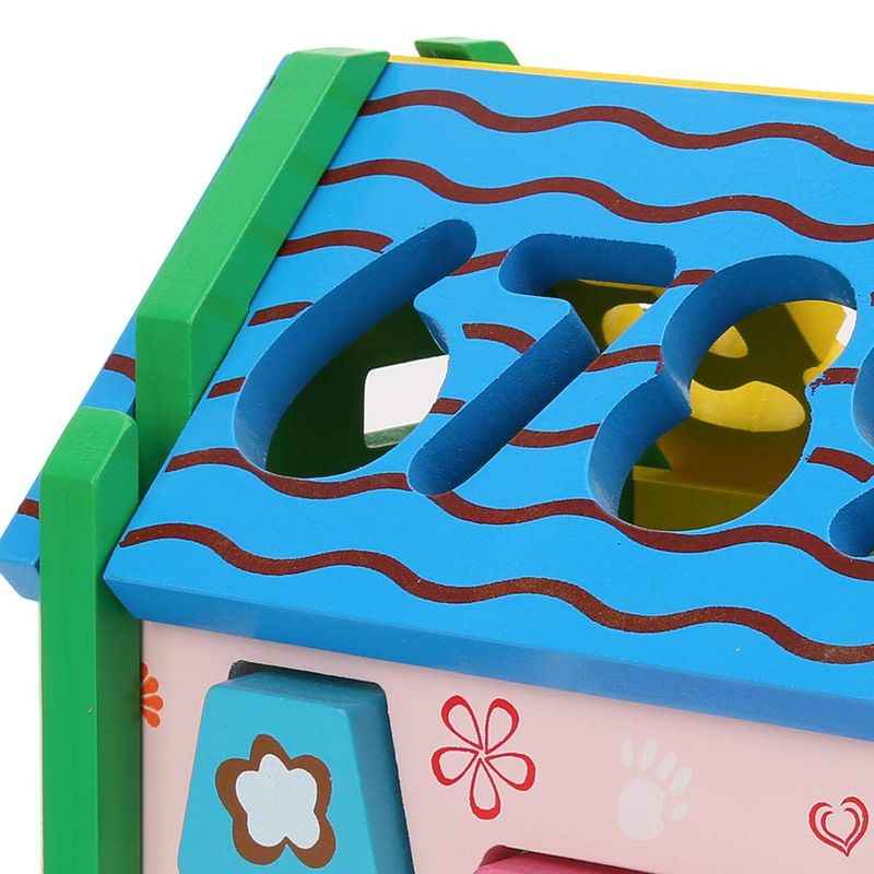 Jucarii, Copii si Bebe - Jucarii si jocuri - Jucarii & jocuri educative - Jucarii interactive - Casuta Sortatoare de Forme Geometrice si Cifre, Operatii matematice, Ceas,  5 activitati educative, Montessori, 3 ani +, - Infinity.ro