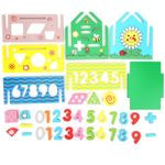 Jucarii, Copii si Bebe - Jucarii si jocuri - Jucarii & jocuri educative - Jucarii interactive - Casuta Sortatoare de Forme Geometrice si Cifre, Operatii matematice, Ceas,  5 activitati educative, Montessori, 3 ani +, - Infinity.ro