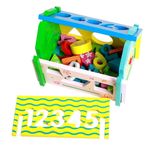 Jucarii, Copii si Bebe - Jucarii si jocuri - Jucarii & jocuri educative - Jucarii interactive - Casuta Sortatoare de Forme Geometrice si Cifre, Operatii matematice, Ceas,  5 activitati educative, Montessori, 3 ani +, - Infinity.ro