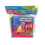 Carti si Birotica - Carti - Carti pentru copii - Carti pentru bebelusi - Carte senzoriala fosnitoare, bebelusi, cu animalute colorate, Undersea world, 4 pagini, 8 fete, 10 cm  x 2,5 cm  x 9 cm - Infinity.ro