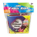 Carti si Birotica - Carti - Carti pentru copii - Carti pentru bebelusi - Carte senzoriala fosnitoare, bebelusi, cu animalute colorate, Undersea world, 4 pagini, 8 fete, 10 cm  x 2,5 cm  x 9 cm - Infinity.ro