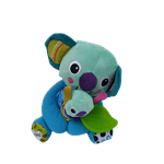 Jucarii, Copii si Bebe - Jucarii si jocuri - Jucarii bebelusi - Jucarii interactive bebelusi - Jucarie bebelusi, invatare timpurie, dezvoltare senzoriala,dentitie fara BPA, 0 luni, multicolor, Ursulet Koala cu puiut - Infinity.ro