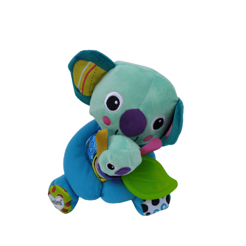 Jucarii, Copii si Bebe - Jucarii si jocuri - Jucarii bebelusi - Jucarii interactive bebelusi - Jucarie bebelusi, invatare timpurie, dezvoltare senzoriala,dentitie fara BPA, 0 luni, multicolor, Ursulet Koala cu puiut - Infinity.ro