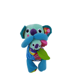 Jucarii, Copii si Bebe - Jucarii si jocuri - Jucarii bebelusi - Jucarii interactive bebelusi - Jucarie bebelusi, invatare timpurie, dezvoltare senzoriala,dentitie fara BPA, 0 luni, multicolor, Ursulet Koala cu puiut - Infinity.ro