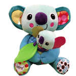 Jucarii, Copii si Bebe - Jucarii si jocuri - Jucarii bebelusi - Jucarii interactive bebelusi - Jucarie bebelusi, invatare timpurie, dezvoltare senzoriala,dentitie fara BPA, 0 luni, multicolor, Ursulet Koala cu puiut - Infinity.ro