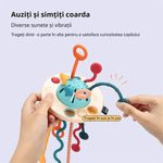 Jucarii, Copii si Bebe - Jucarii si jocuri - Jucarii bebelusi - Jucarii pentru dentitie - Jucarie Montessori pentru bebelusi, invatare timpurie, dezvoltare senzoriala, dentitie fara BPA, 1-3 ani, multicolor - Infinity.ro