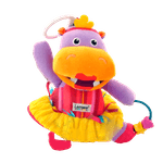 Jucarii, Copii si Bebe - Jucarii si jocuri - Jucarii bebelusi - Jucarii interactive bebelusi - Jucarie pentru bebelusi, dezvoltare senzoriala, dentitie fara BPA, 0 luni, multicolor,Lulu balerina hipopotam - Infinity.ro