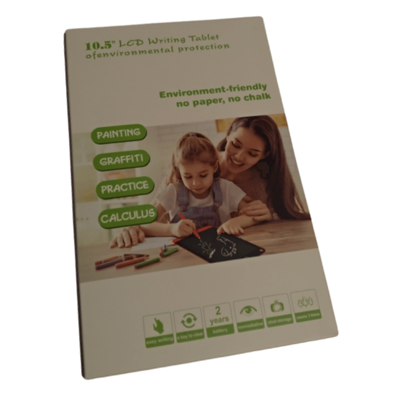 Jucarii, Copii si Bebe - Jucarii si jocuri - Jucarii & jocuri educative - Jucarii interactive - Tableta grafica digitala LCD, scris, desenat, buton de stergere, 10.5 Inch (26,5x17 cm, 144 grame), cu baterii, +3 ani, - Infinity.ro