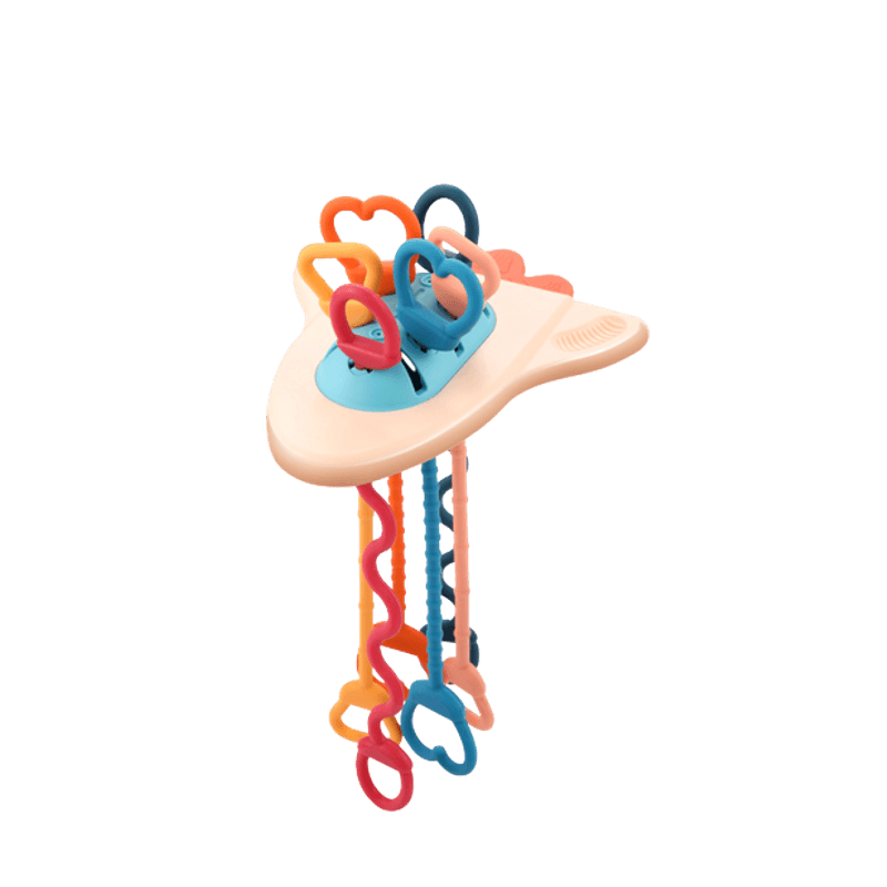 Jucarii, Copii si Bebe - Jucarii si jocuri - Jucarii bebelusi - Jucarii interactive bebelusi - Jucarie educationala invatare timpurie bebelusi, dezvoltare senzoriala, dentitie fara BPA, nava spatiala, Edujucarii - Infinity.ro