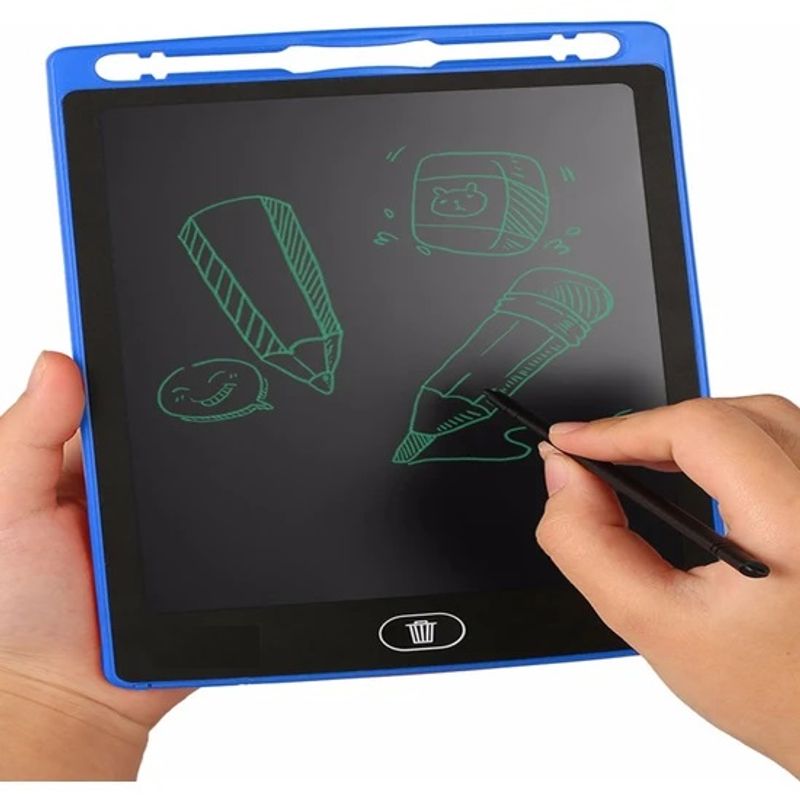 Jucarii, Copii si Bebe - Jucarii si jocuri - Jucarii & jocuri educative - Jucarii interactive - Tableta grafica digitala LCD, scris, desenat, buton de stergere, 10.5 Inch (26,5x17 cm, 144 grame), cu baterii, +3 ani, - Infinity.ro