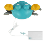 Jucarii, Copii si Bebe - Jucarii si jocuri - Jucarii bebelusi - Jucarii interactive bebelusi - Jucarie interactiva Crab cu sunete, lumini, se deplaseaza si canta, senzori bstacole, inductie, cablu USB, 3 ani+ - Infinity.ro