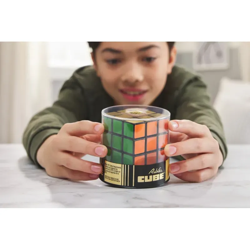 Jucarii, Copii si Bebe - Jucarii si jocuri - Jocuri si puzzle - Jocuri de societate - Cub Rubik Retro 3x3 Editie Aniversara - Infinity.ro