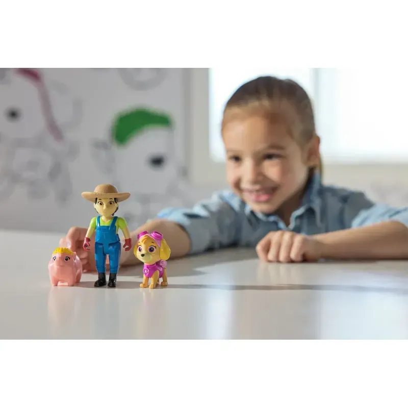 Jucarii, Copii si Bebe - Jucarii si jocuri - Figurine - Patrula Catelusilor Set Figurine Eroi De Salvare Skye Si Farmer Yumi - Infinity.ro