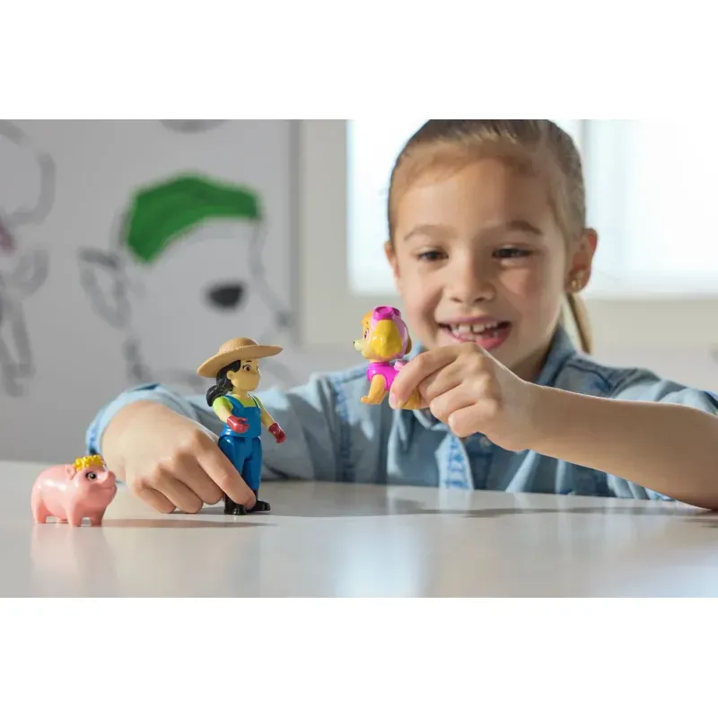 Jucarii, Copii si Bebe - Jucarii si jocuri - Figurine - Patrula Catelusilor Set Figurine Eroi De Salvare Skye Si Farmer Yumi - Infinity.ro
