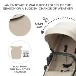 Jucarii, Copii si Bebe - Carucioare si articole de transport - Carucioare - Carucioare 3 in 1 - Carucior Kinderkraft Newly, 4 In 1, Sand Beige - Infinity.ro